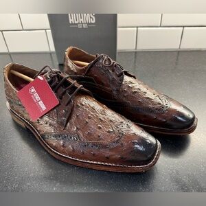 Stacy Adams Shoes - GENNARO
Wingtip Oxford Men’s Size 7.5 Cognac NEW